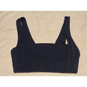Victoria's Secret Pink blue squareneck sports bra XS
